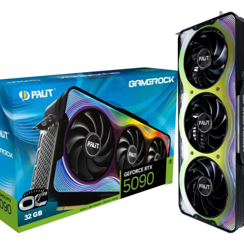 Tarjeta De Video Geforce Rtx 5090 Gamerock Oc 32gb Gddr7 TARJETA VIDEO PALIT RTX5090 GAMEROCK 32G