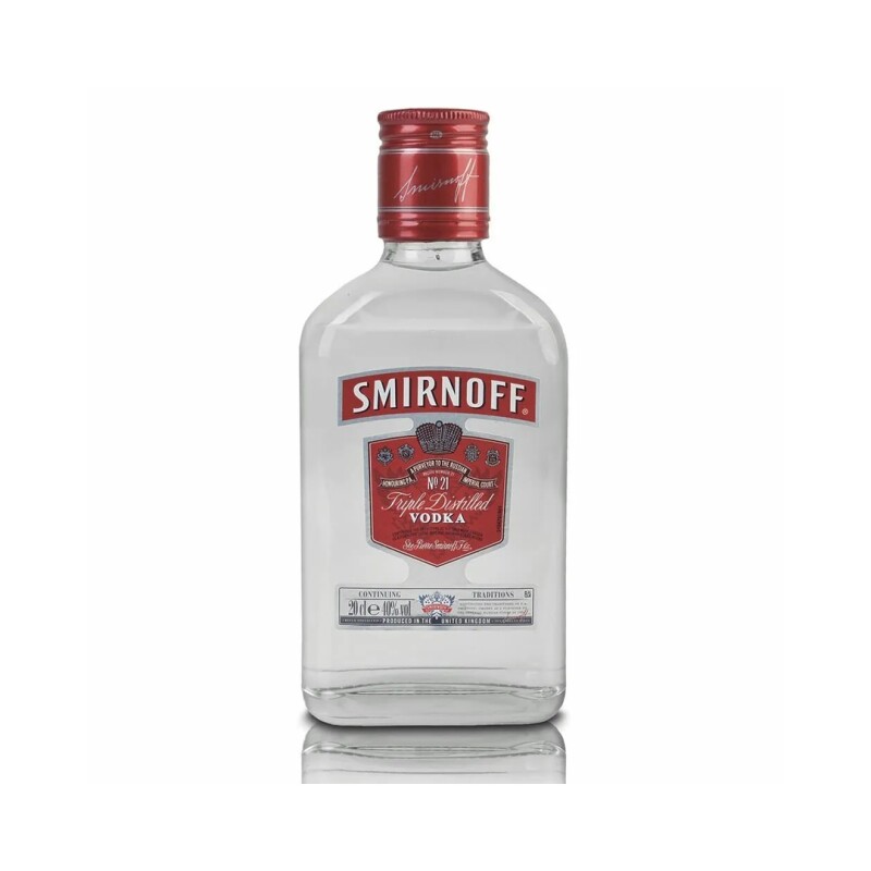 VODKA SMIRNOFF PETACA 200CC Vodka Smirnoff Petaca 200cc