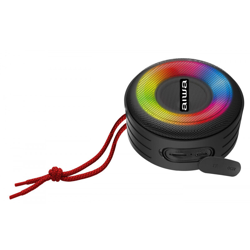 Parlante Bluetooth Waterproof con Luces LED 1X5W | AWSJ216 Parlante Bluetooth Waterproof con Luces LED 1X5W | AWSJ216