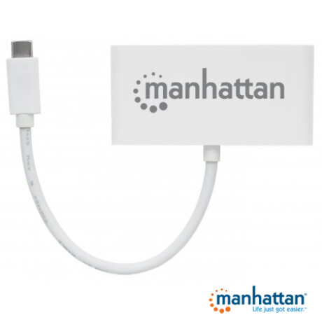 Hub USB C 3.1 a 3 Port USB 3.0 + 1 USB C hembra - Manhattan 3543
