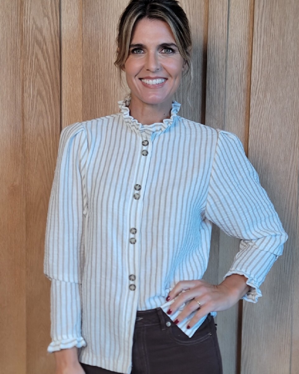 Camisa Mili - Raya Beige Mediana 