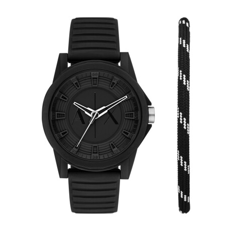 Reloj Armani Exchange Fashion Silicona Negro 0