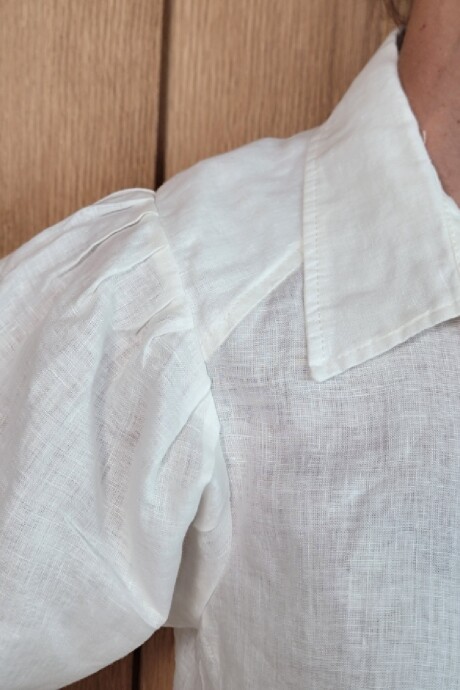 Camisa Amalia Puro Lino Crudo