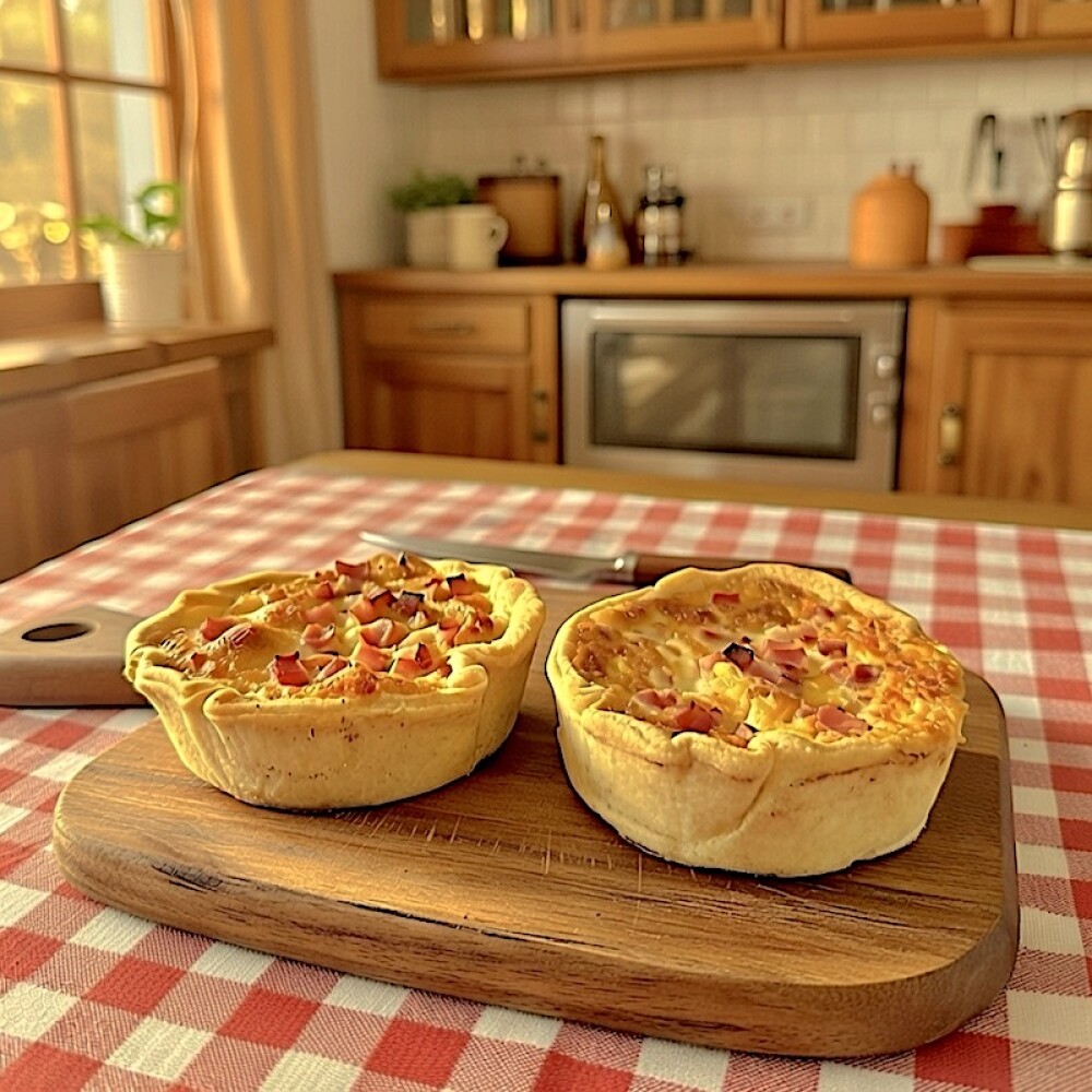 Quiche de Choclo y Jamón Quiche de Choclo y Jamón