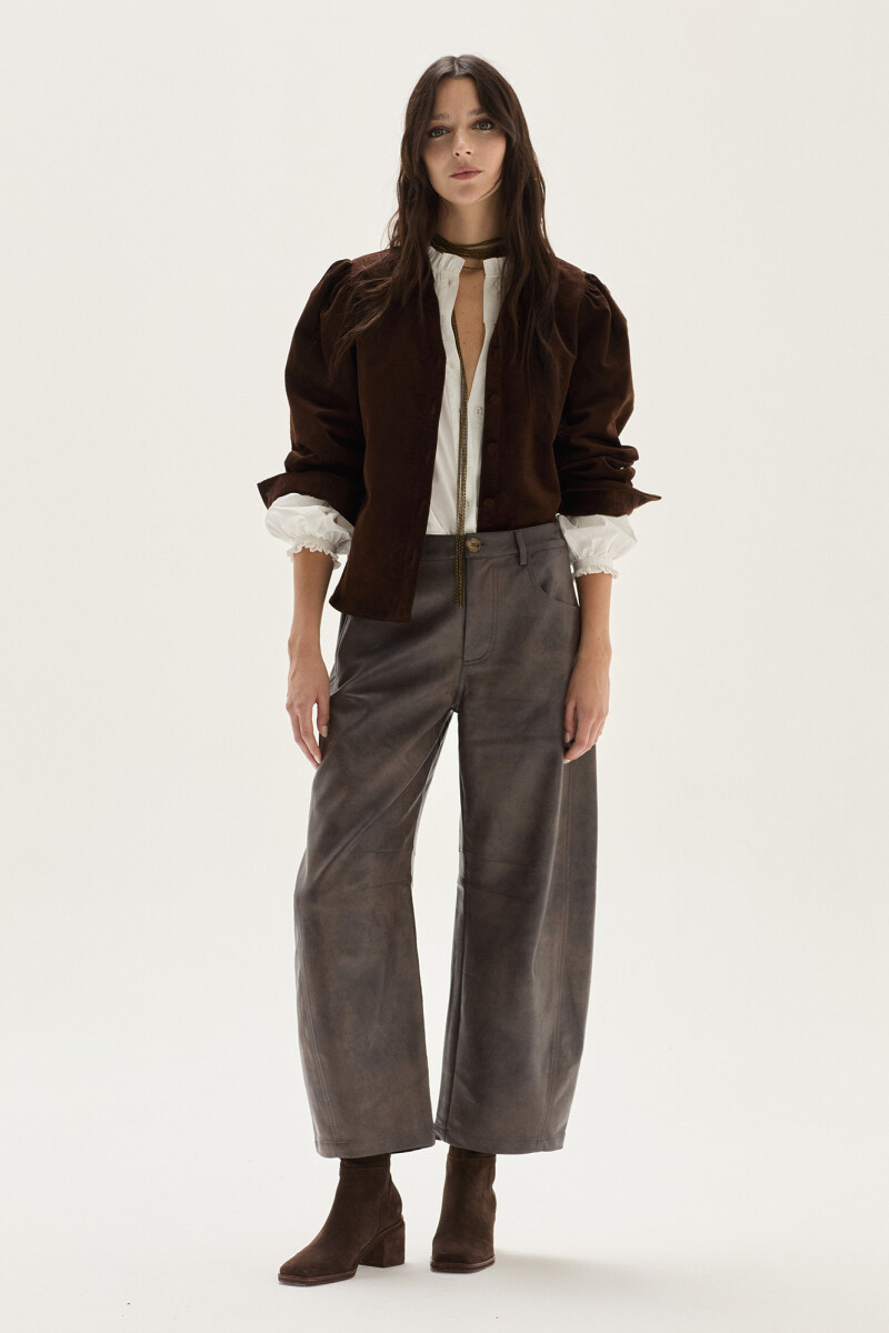 Camisa Tavi Chocolate