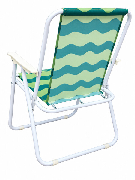 SILLA PLEGABLE ESTAMPADA MULTICOLOR.