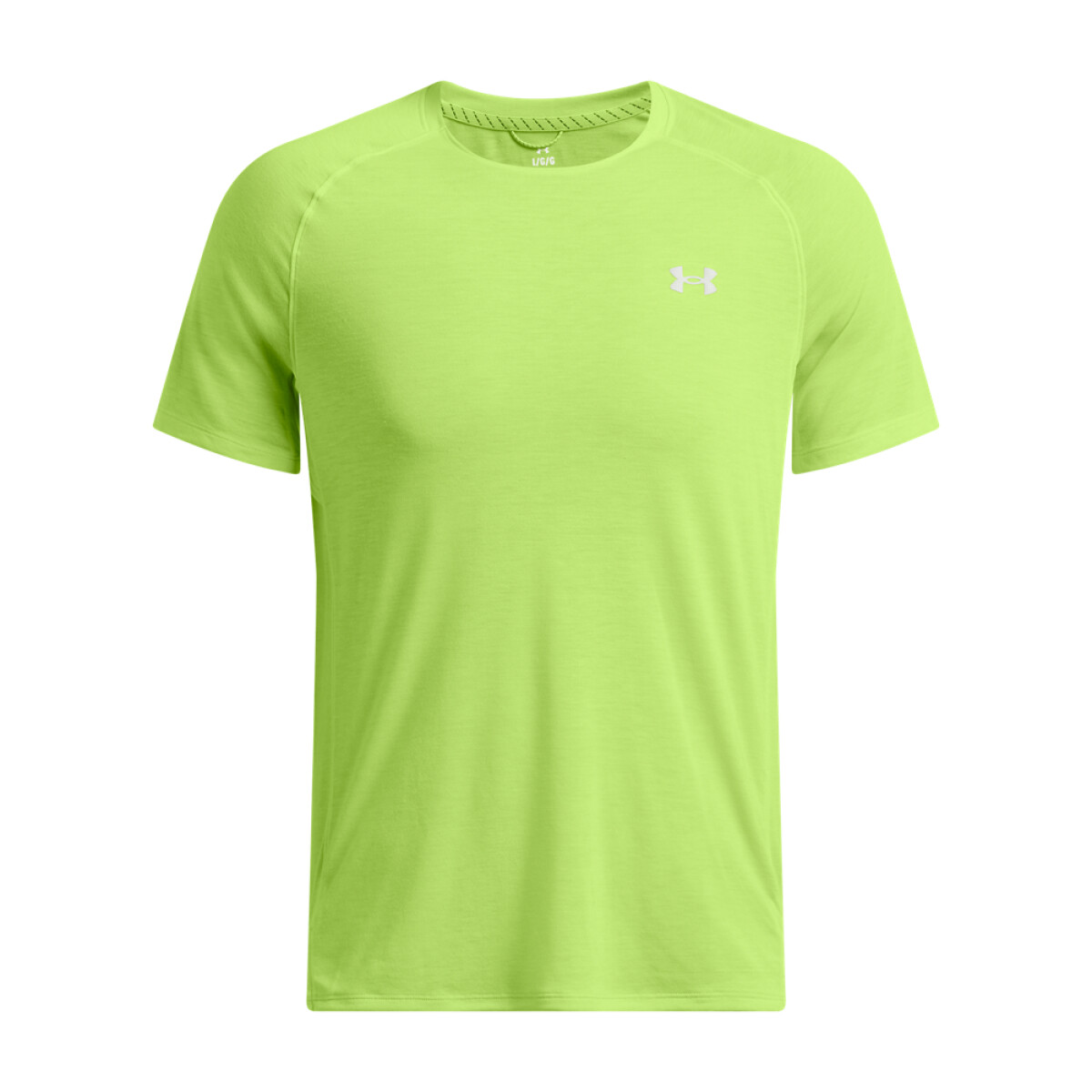 UA TRAIL RUN SHORTSLEEVE-GRN - GRN-304 