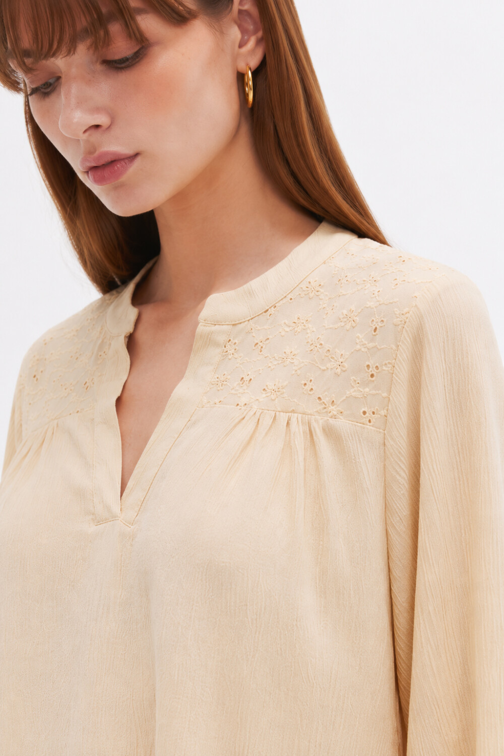 Blusa Bursas Beige