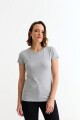 Remera cuello redondo ICONIC 150 GRIS
