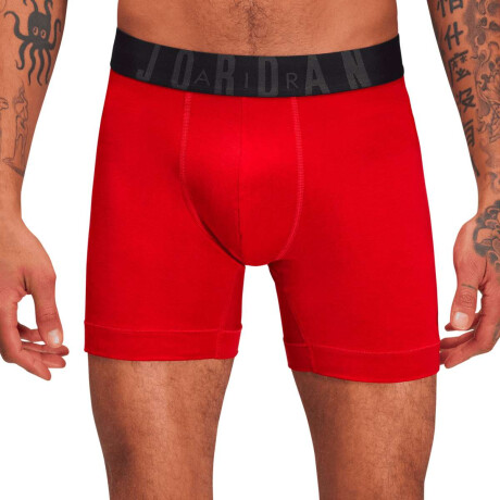 Ropa Interior Flight Modal 3Pk de Hombre rojo