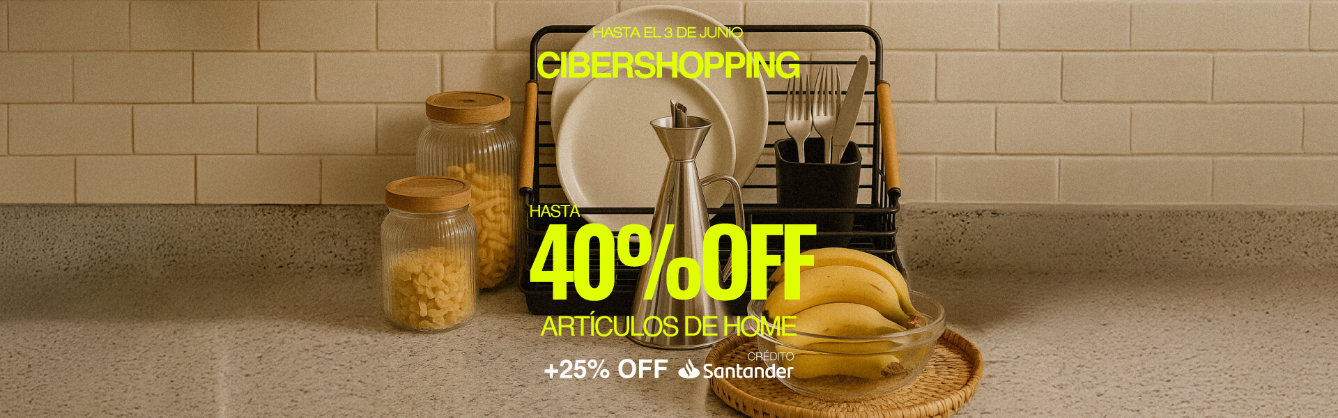 CIBER HOME LANDING + 25% Santander