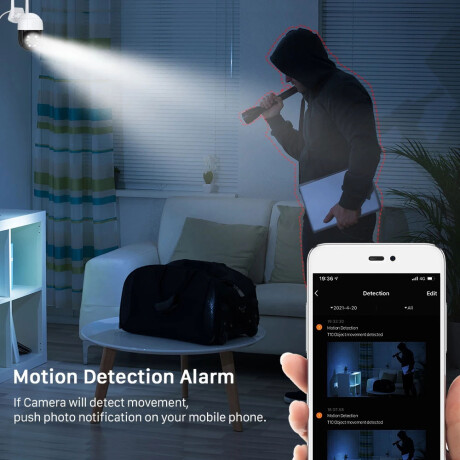 Cámara de Seguridad Tuya Smart Wifi Sm-c 18B-3MP 001
