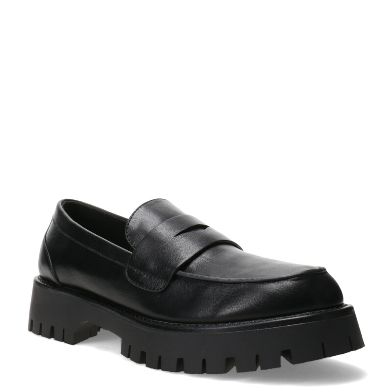 Zapatos de Mujer Miss Carol mocasin KANU con tachas Negro
