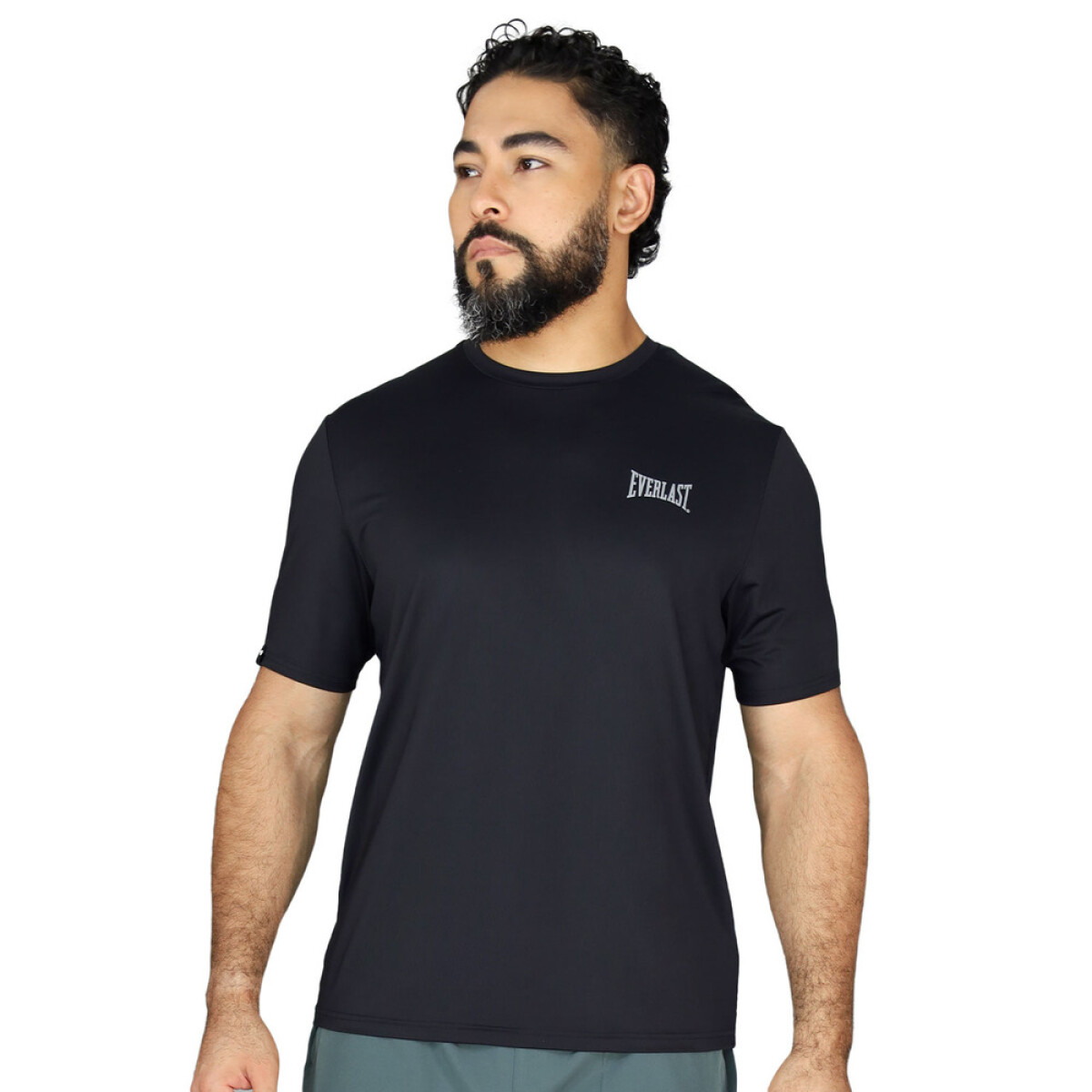 TSHIRT MEN POLY/SPX EVERLAST FALCON III BK M6 - NEGRO 