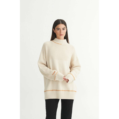 Buzo punto Aurora Crudo