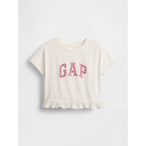 IE SS RUFFLE GR TEE NEW OFF WHITE