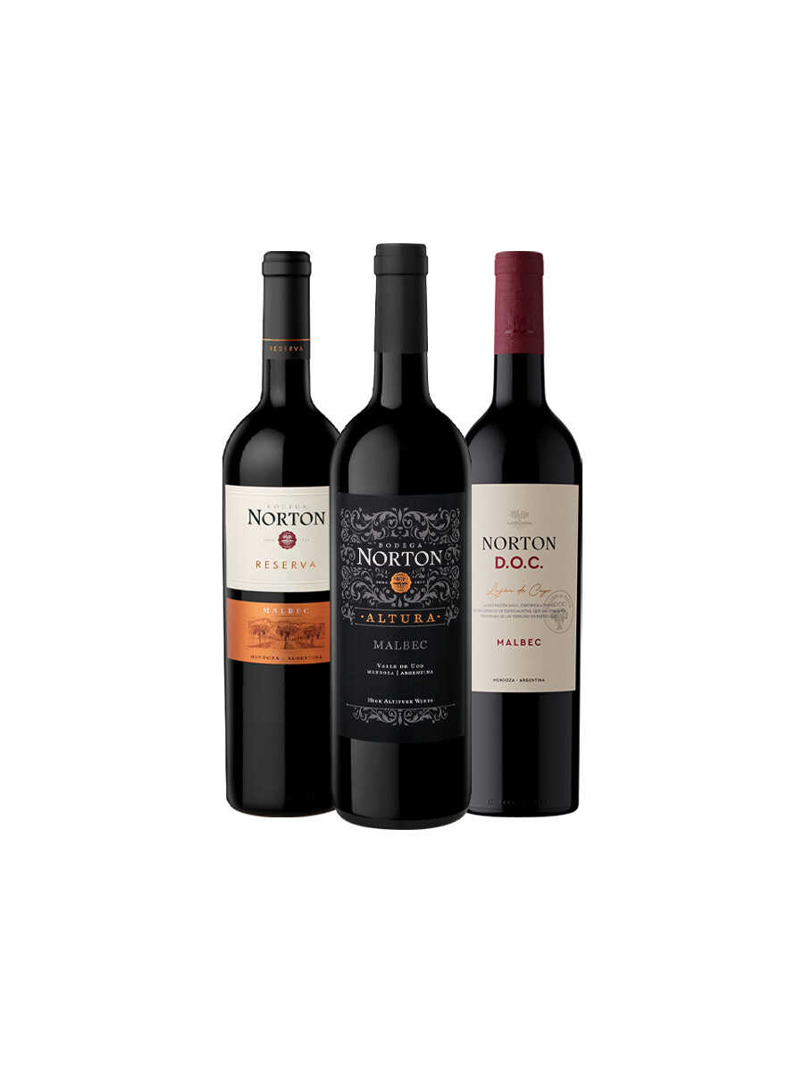 Pack Bacán Selección Vendimia x3 vinos Bodega Norton Pack Bacán Selección Vendimia x3 vinos Bodega Norton