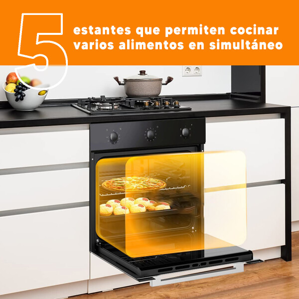 Horno Eléctrico De Empotrar Candy Fcp502n/e HORNO DE EMPOTRAR CANDY FIDCN502 NEGRO