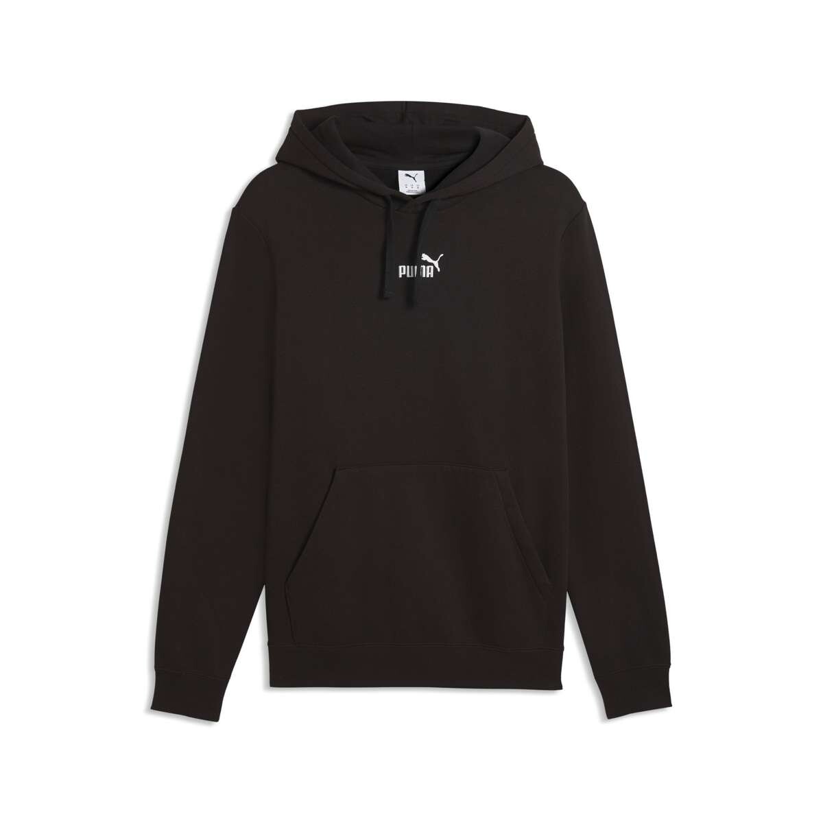 Campera Ess Small N°1 Logo Centered Hoodie Felpa de Hombre - Negro 