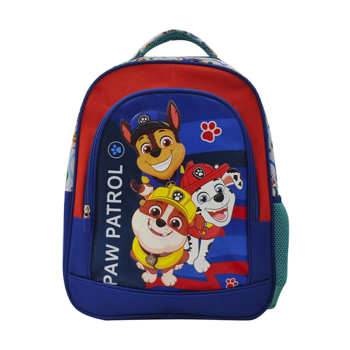 Mochila Infantil Paw Patrol Jacquard Grande 40 x 30 cm - Rubble Chase Y Marshall 