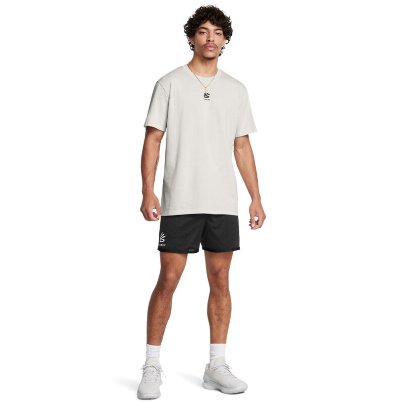 Curry Splash Short-WHT BLK-001