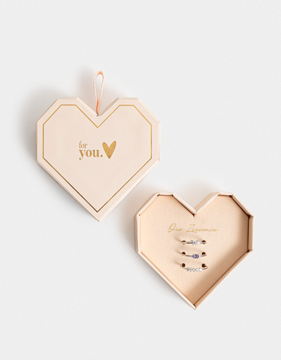 Anillos Sets Bañados En Oro 