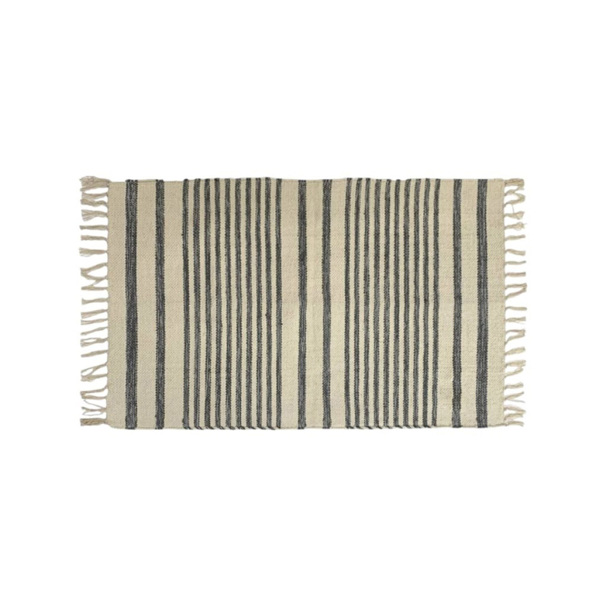 ALFOMBRA C/FLECOS 69X114CM LÍNEAS 