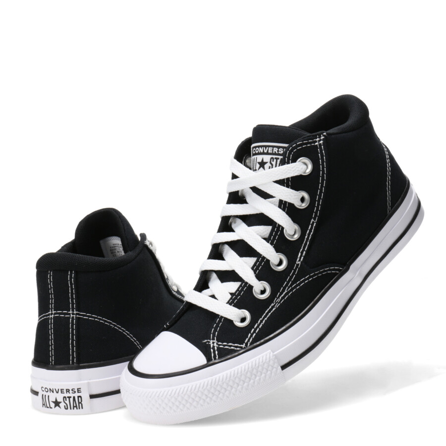 Championes Unisex Converse Star Malden Street HI Negro - Blanco