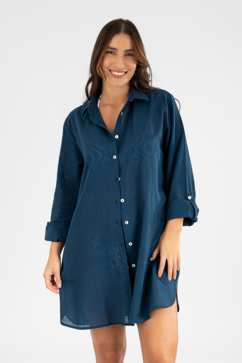 Camisola light tropic Dark night solid