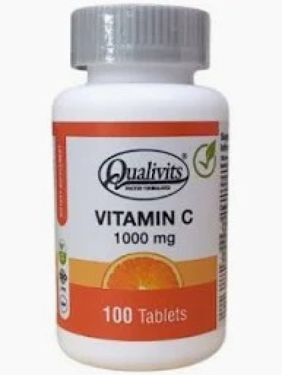 Vitamina C 1000 mg | 100 Tabletas - Qualivits 