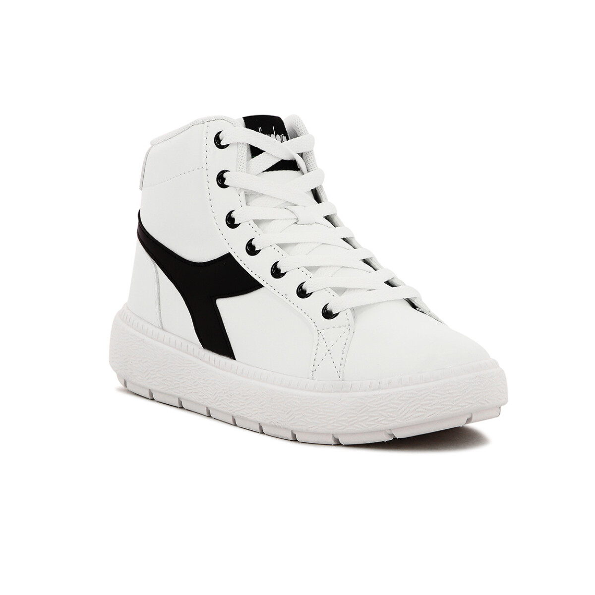 Bota De Mujer Diadora Rocket - Blanco-negro 