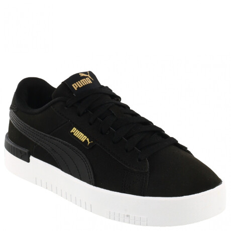Championes de Mujer Puma Jada Renew Nobuck Negro - Dorado