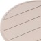 MESA JARDIN DE DISEÑO EN ALUMINIO 1.02 mts BLANCA