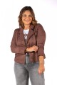 Chaqueta Suede Marrón