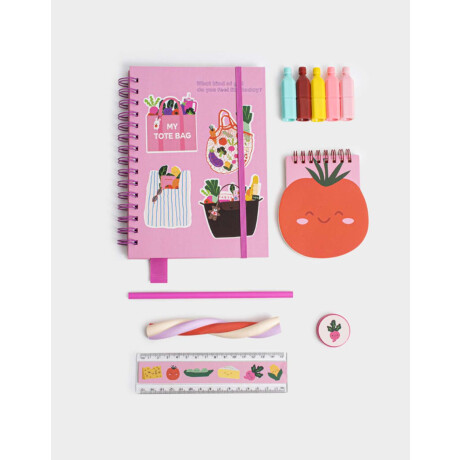 Librería Sets Mesh Rosa Claro