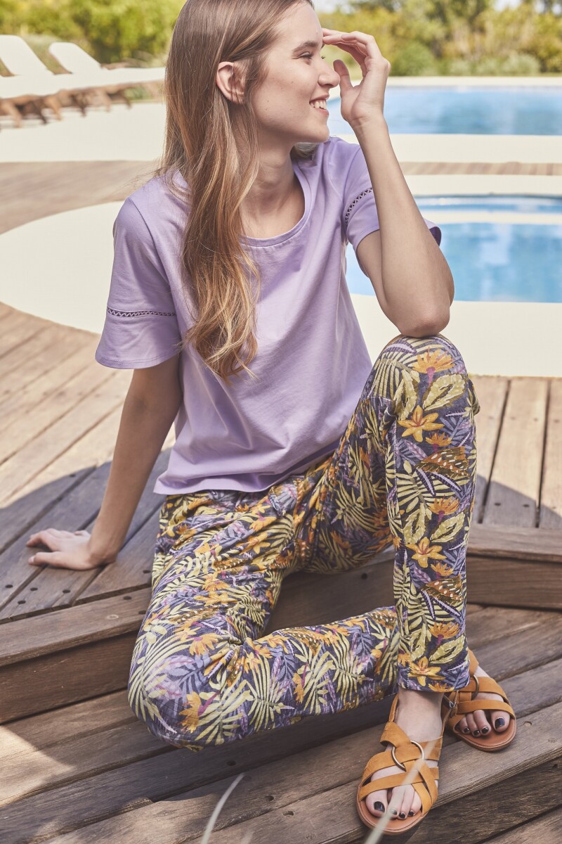 Pantalón Morley Print Marino
