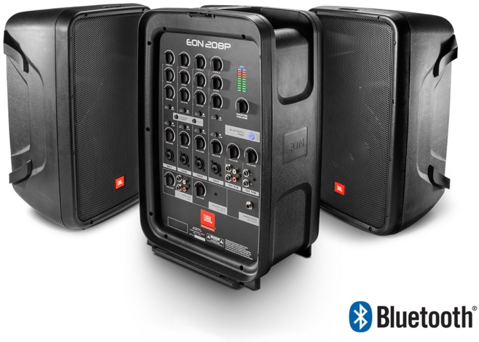 CAJA ACTIVA JBL EON208 300W X2 + MIXER 
