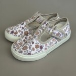 Guillermina De Lona Canvas Toddler Lisas Del 22 Al 26 Floral Beige