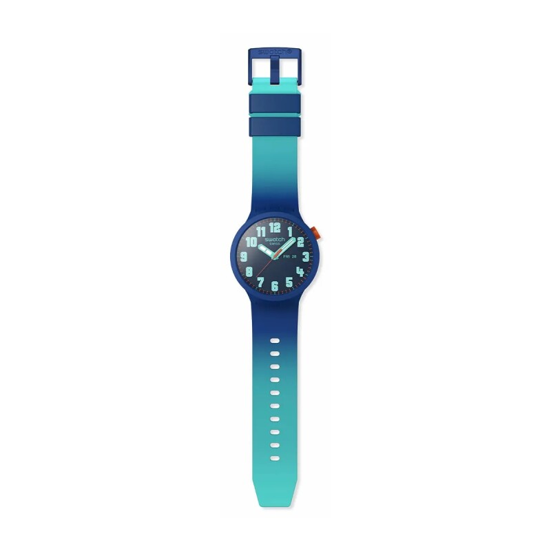 Reloj Swatch SB01N700 Essentially Confident de Silicona Azul