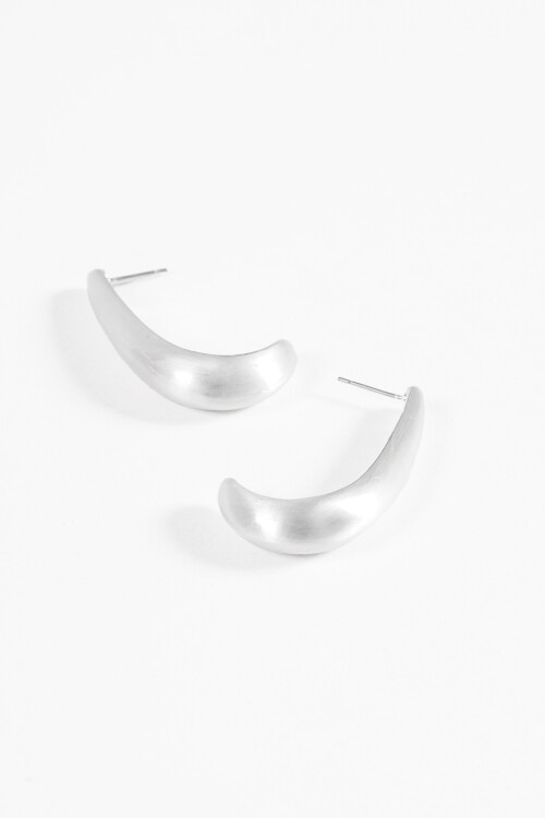 Aros vintage plateado