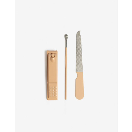 Set De Manicuría Coral Claro