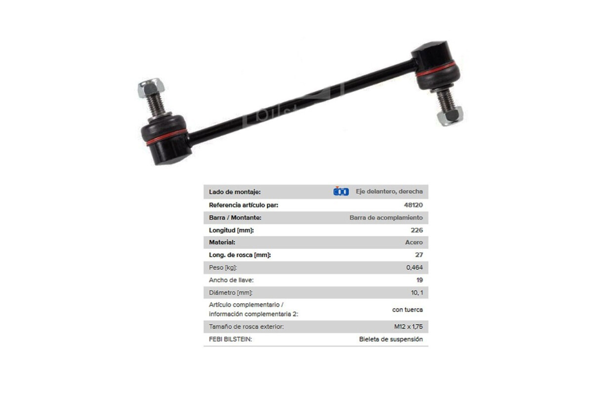 Bieleta Ford Ranger 4X2/Ranger 4X4, Mazda Bt50 12-25 Der Bieleta Ford Ranger 4X2/Ranger 4X4, Mazda Bt50 12-25 Der