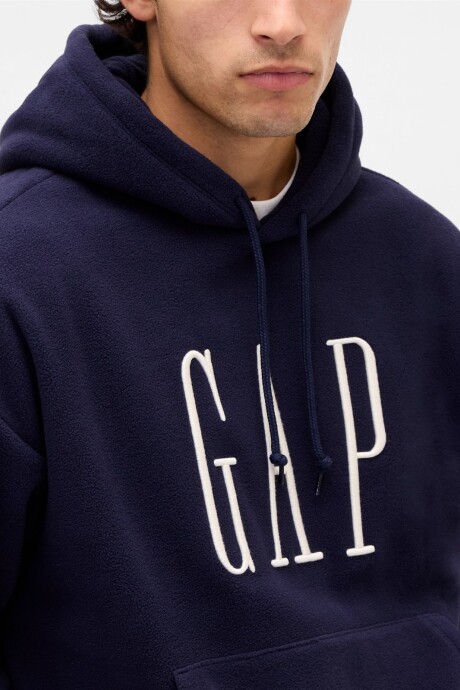 Canguro Polar Logo Gap Hombre Navy Uniform