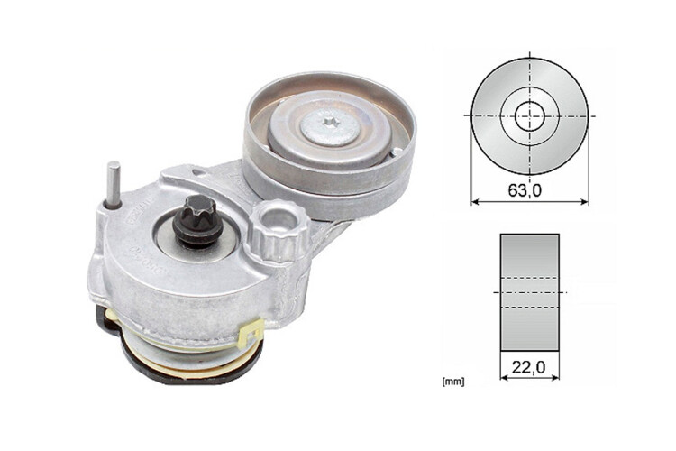 Tensor De La Correa Chev Sonic Lt Ltz/Tracker Ii Nafta/Cruze I Lt Ltz 08-25 Tensor De La Correa Chev Sonic Lt Ltz/Tracker Ii Nafta/Cruze I Lt Ltz 08-25