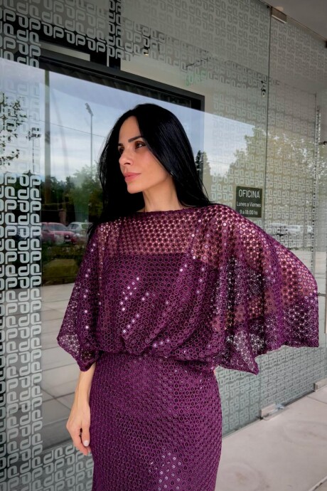 Vestido Vincenza Morado