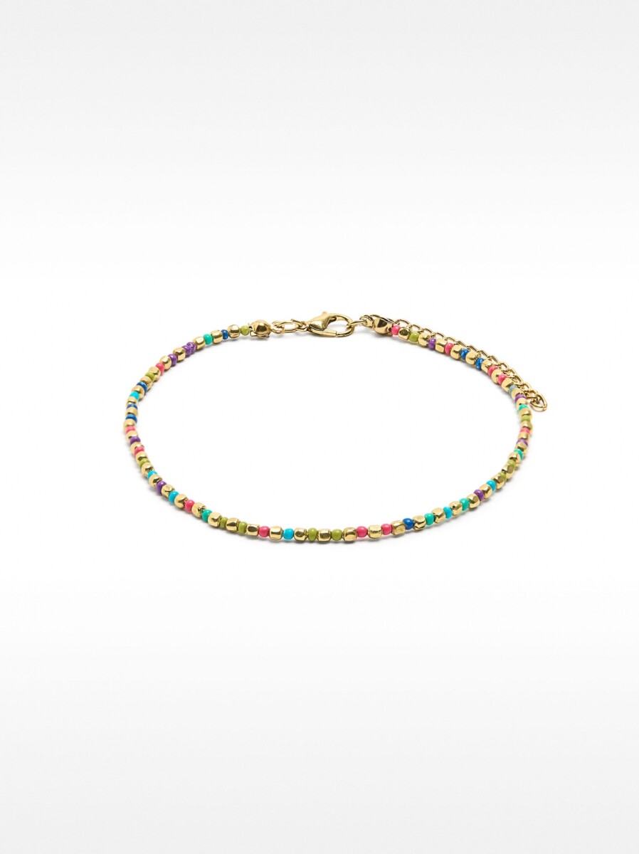 Pulsera De Abalorios Multicolor - multicolor 