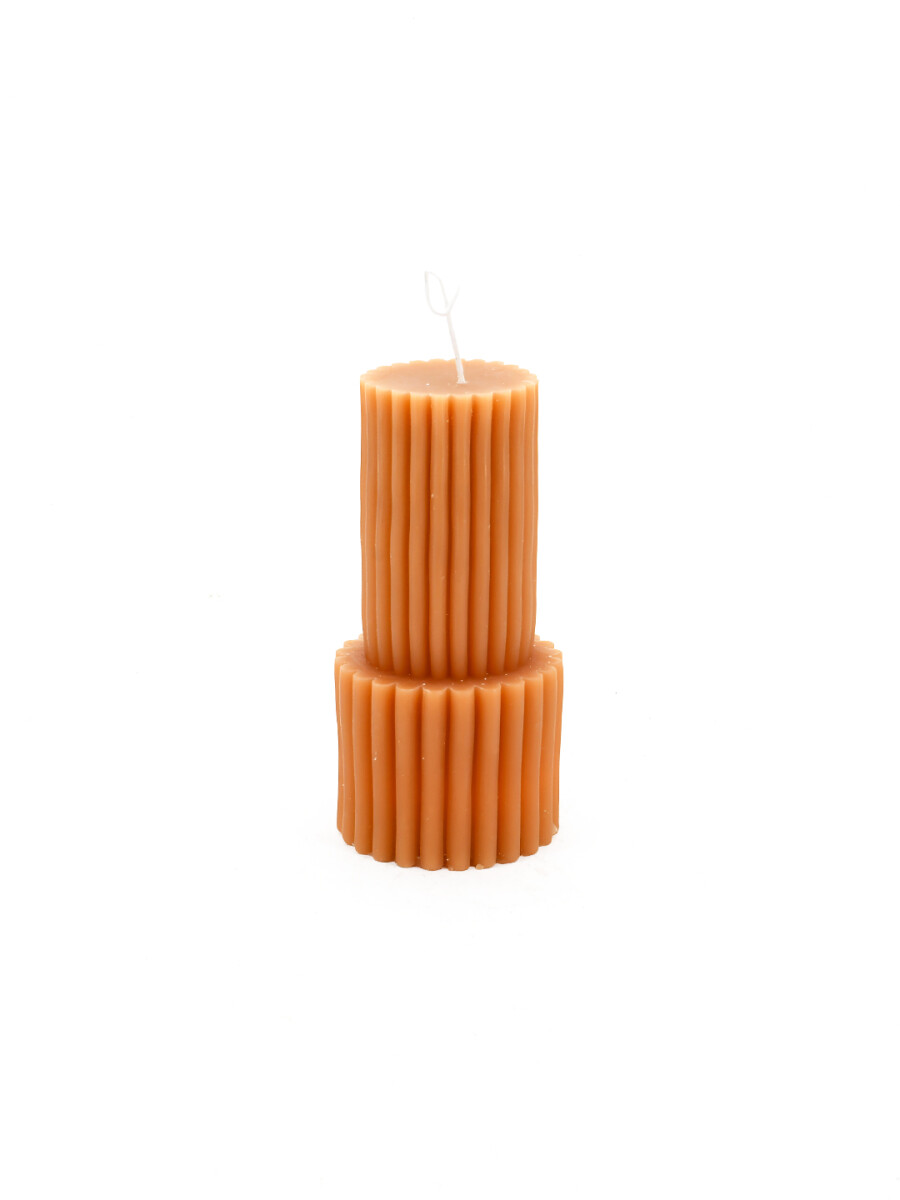 VELA CILINDRO - BEIGE 
