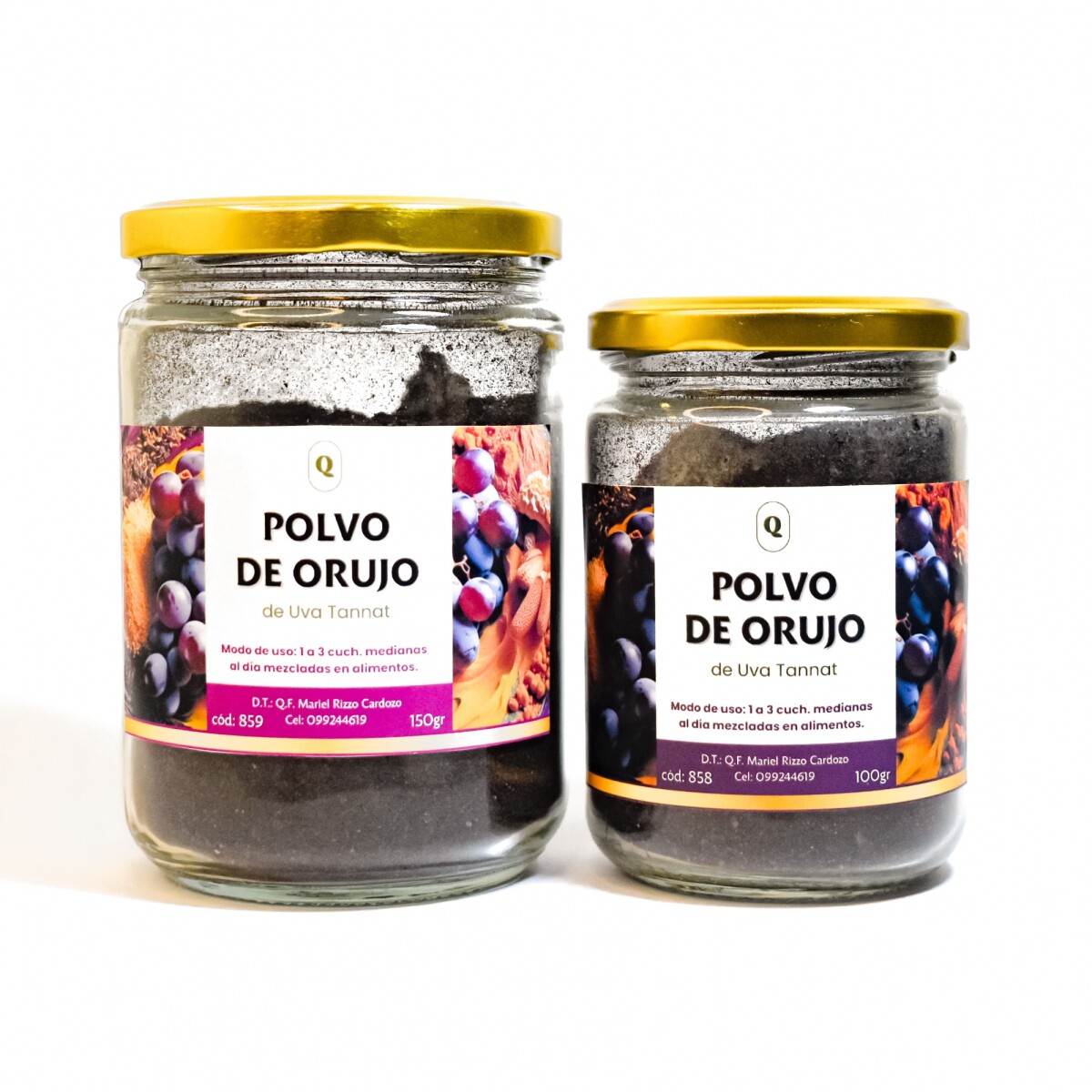 Polvo de Orujo de Uva Tannat - 100gr 