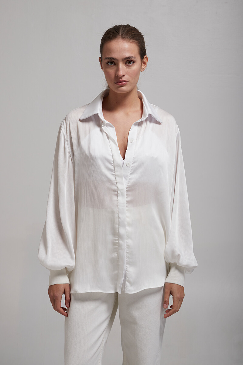 Camisa Suelta - Off White 