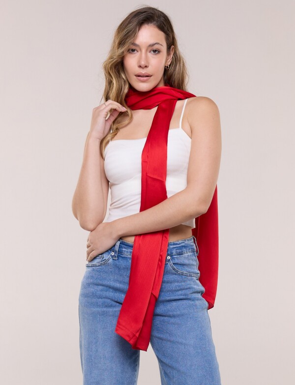 Pashmina Gasa ROJO